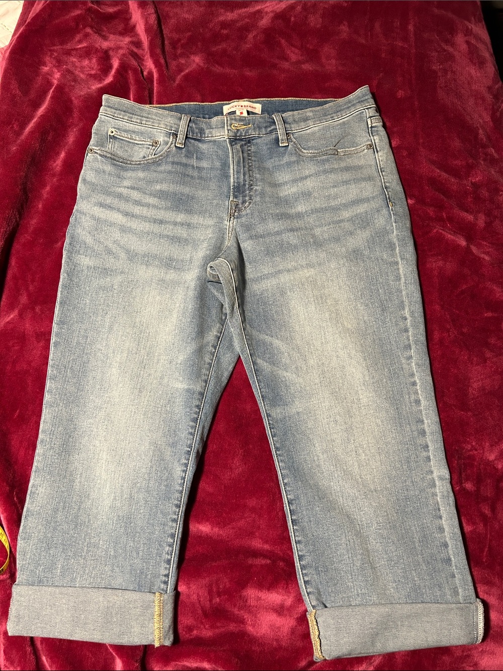 Lucky Brand Light Blue Cropped Capri Jeans